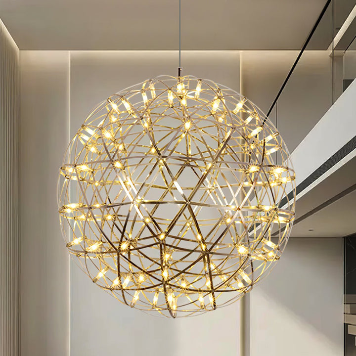 Guld Spark Ball Pendellampa