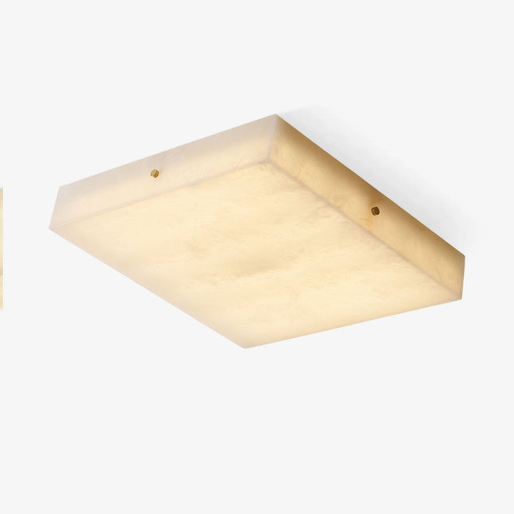 Fyrkantig Alabaster Taklampa