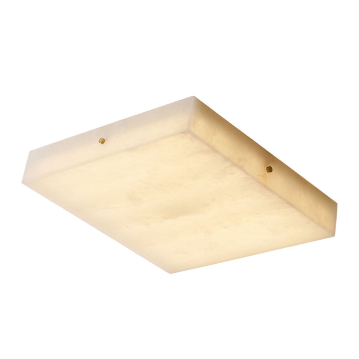 Fyrkantig Alabaster Taklampa