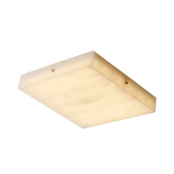 Fyrkantig Alabaster Taklampa