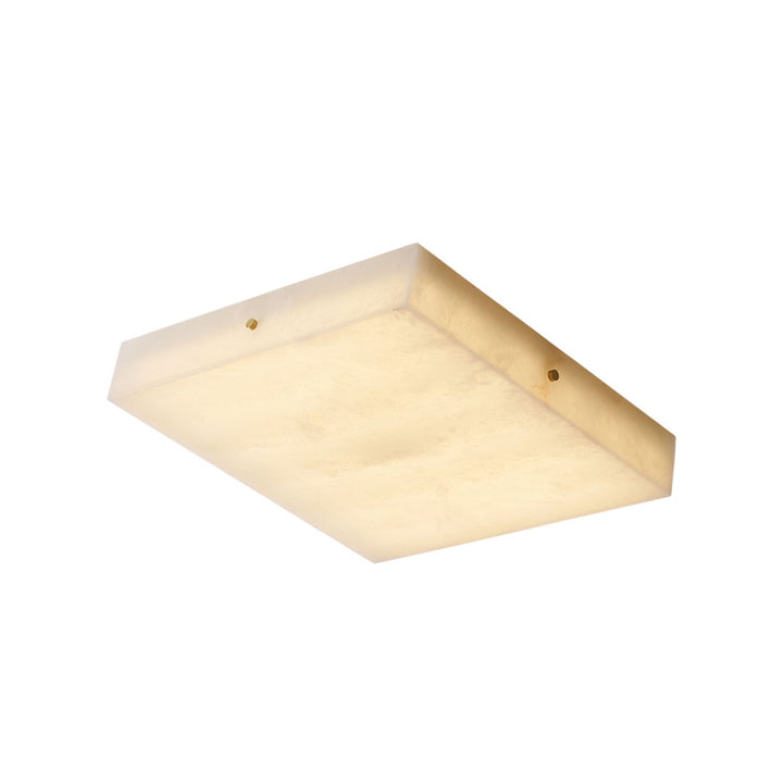Fyrkantig Alabaster Taklampa