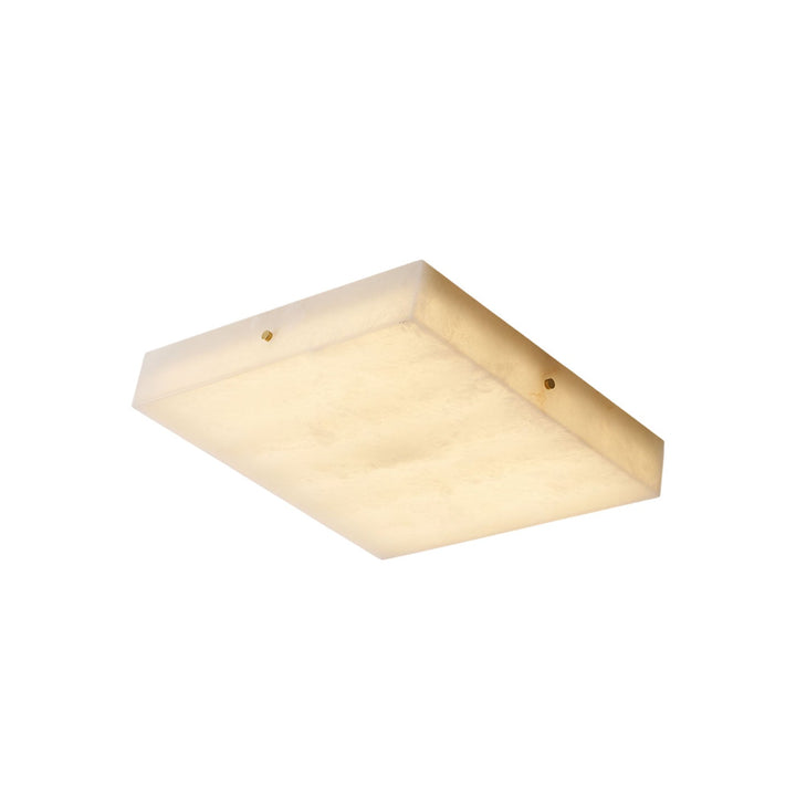 Fyrkantig Alabaster Taklampa