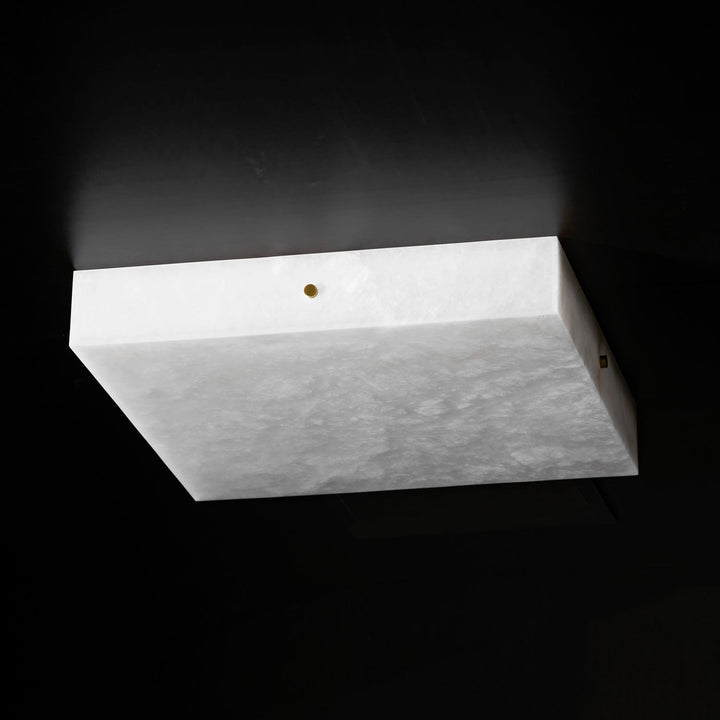 Fyrkantig Alabaster Taklampa