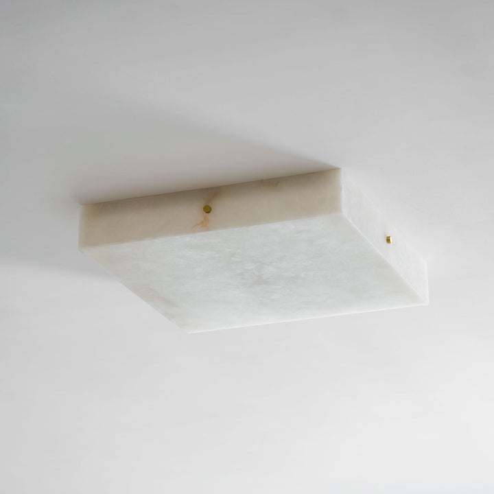 Fyrkantig Alabaster Taklampa