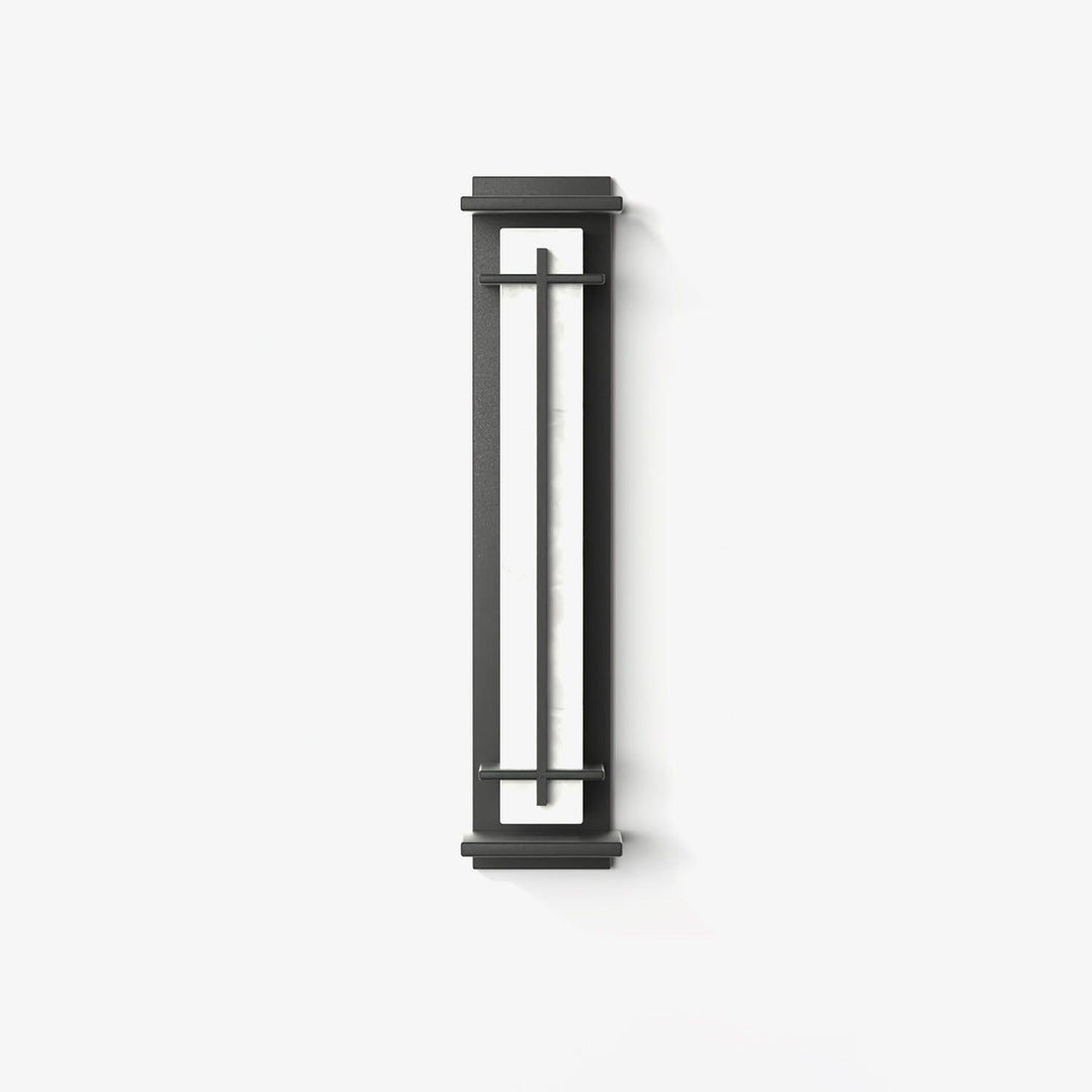 Fyrkantig Utomhus Alabaster Vägglampa