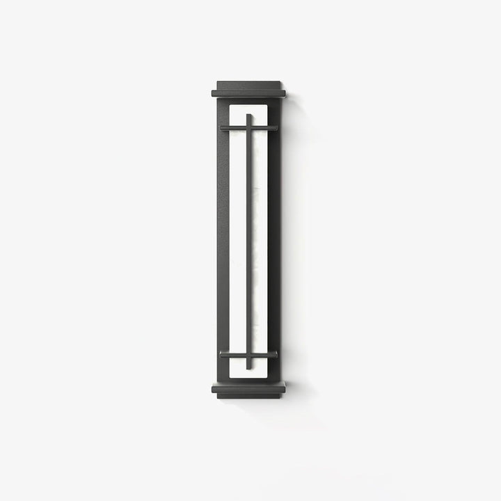 Fyrkantig Utomhus Alabaster Vägglampa