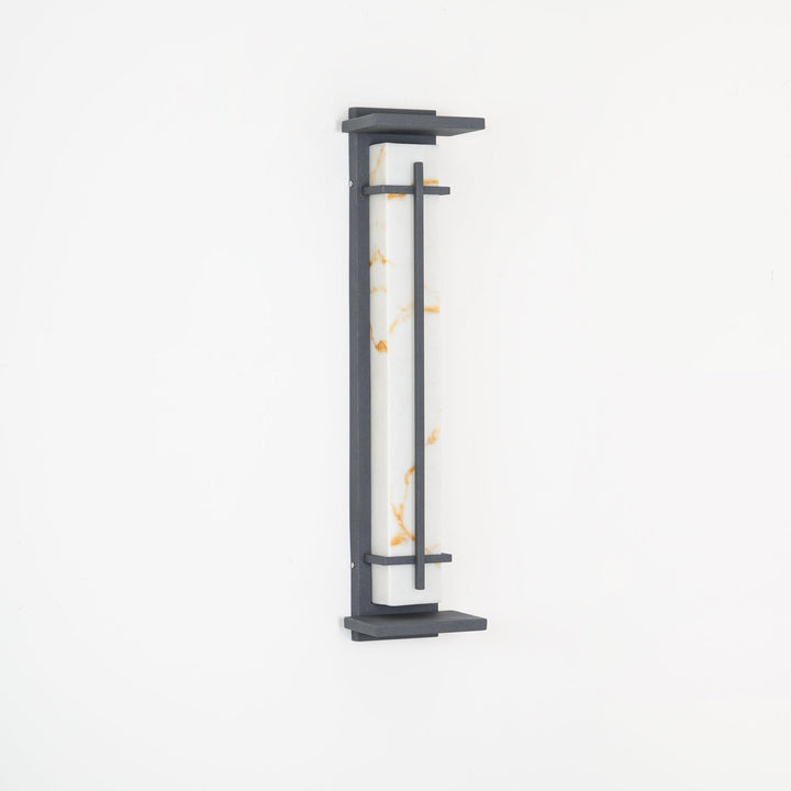 Fyrkantig Utomhus Alabaster Vägglampa