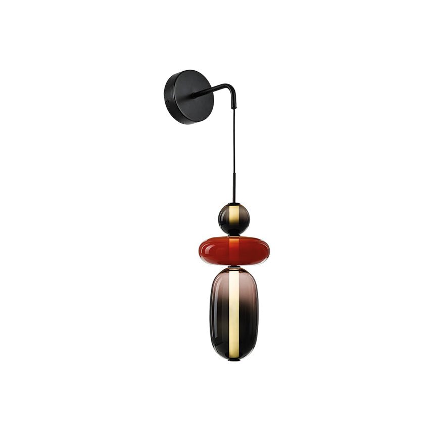 Kanderad Glas Vägglampa