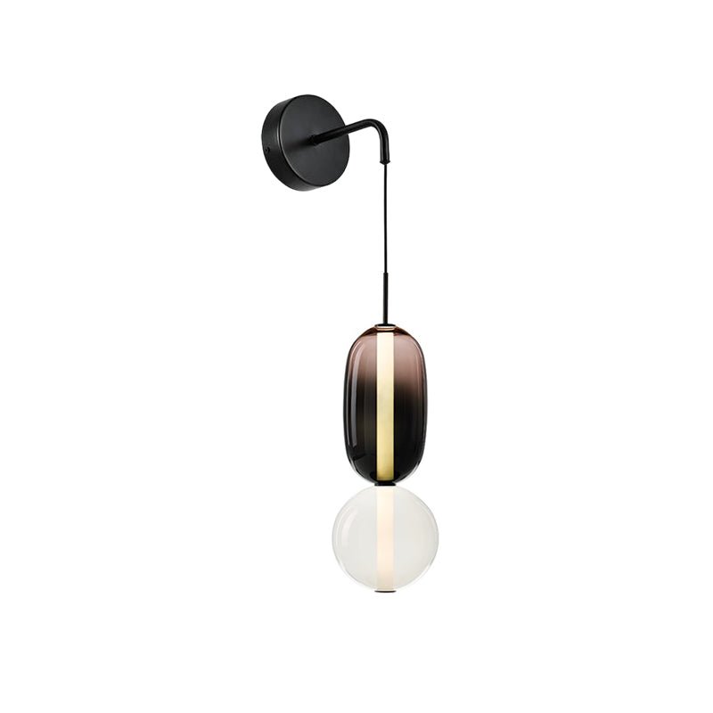 Kanderad Glas Vägglampa