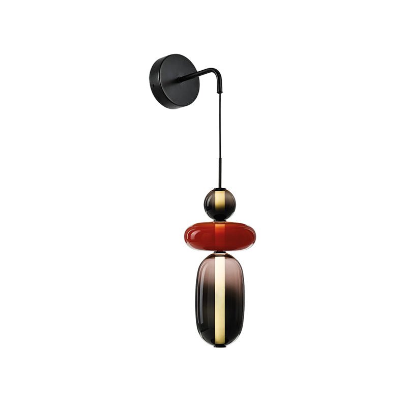 Kanderad Glas Vägglampa