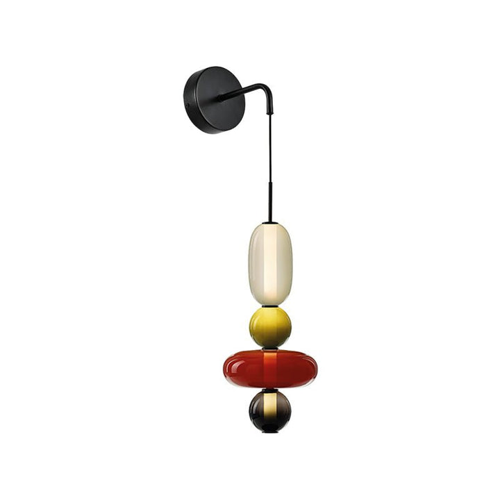 Kanderad Glas Vägglampa
