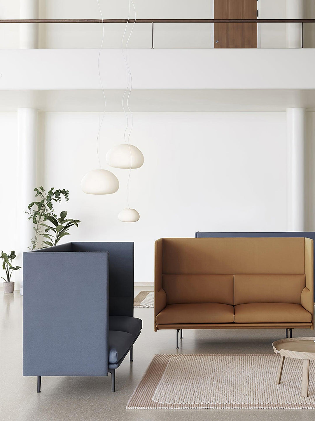 Ångad Bulle Hängande Lampa