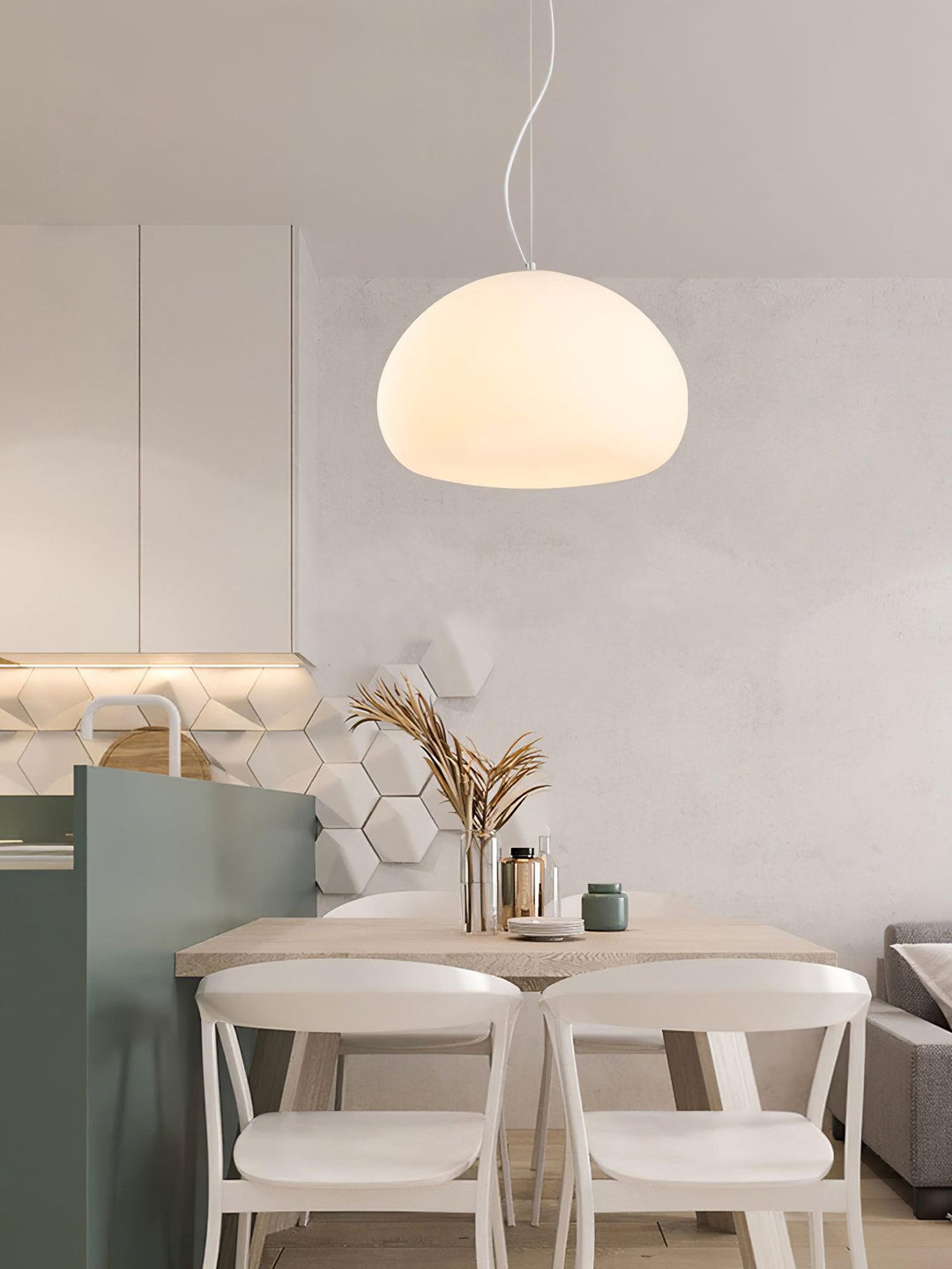 Ångad Bulle Hängande Lampa