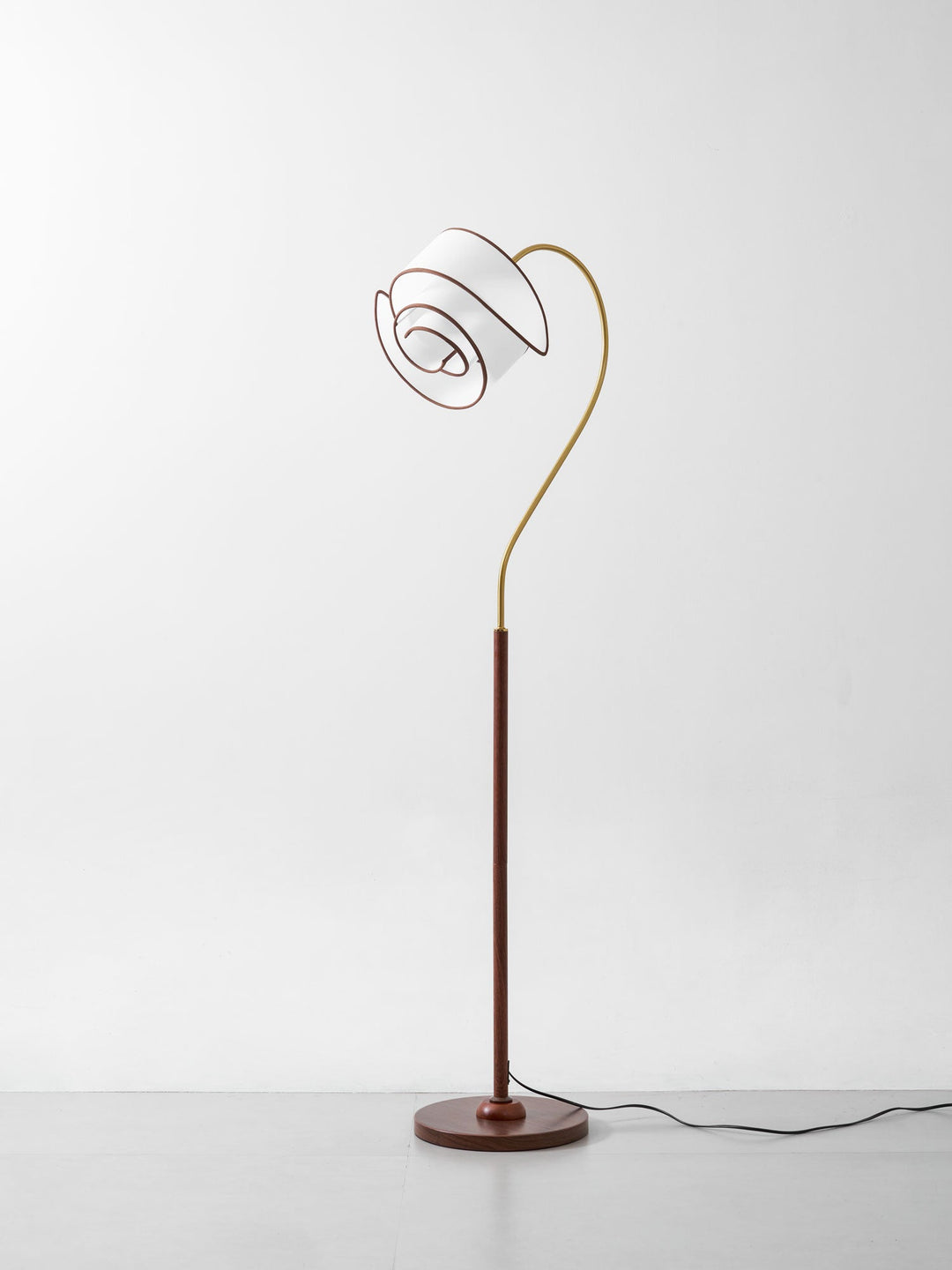 Stelmo Böjd Hals Golvlampa