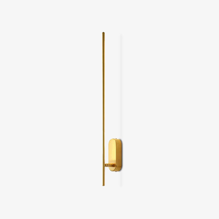 Stickformad Metallvägglampa