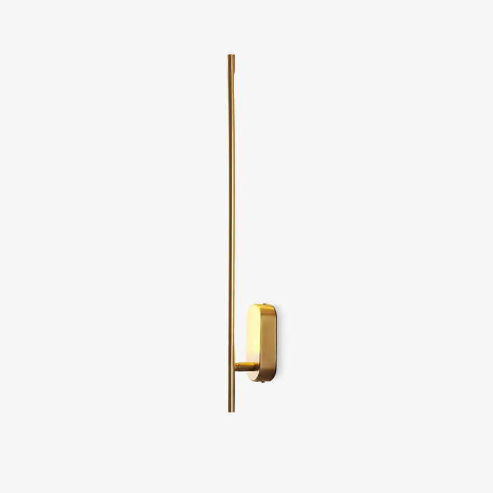 Stickformad Metallvägglampa