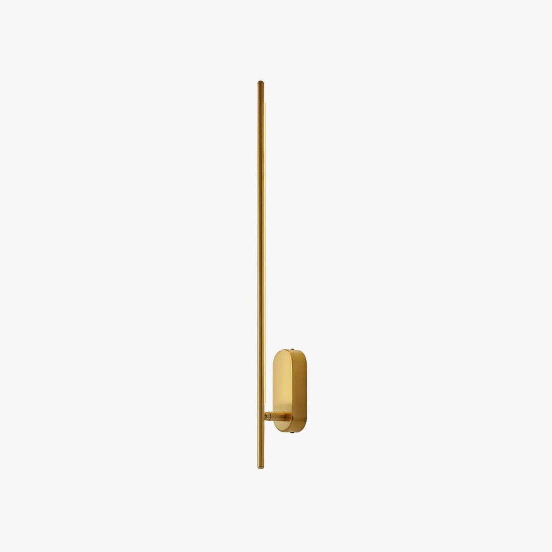 Stickformad Metallvägglampa
