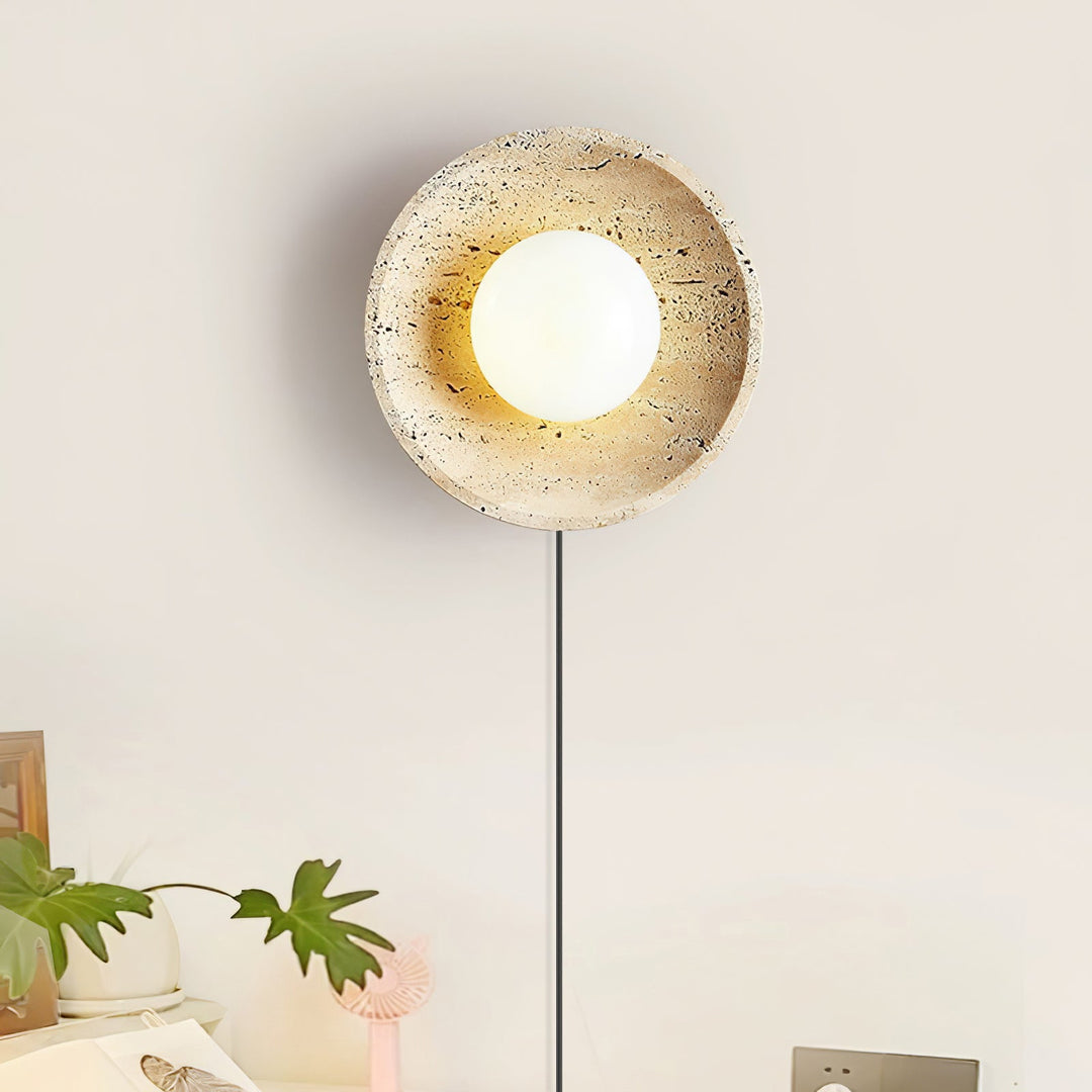Sten Eclipse Plug-in Vägglampa