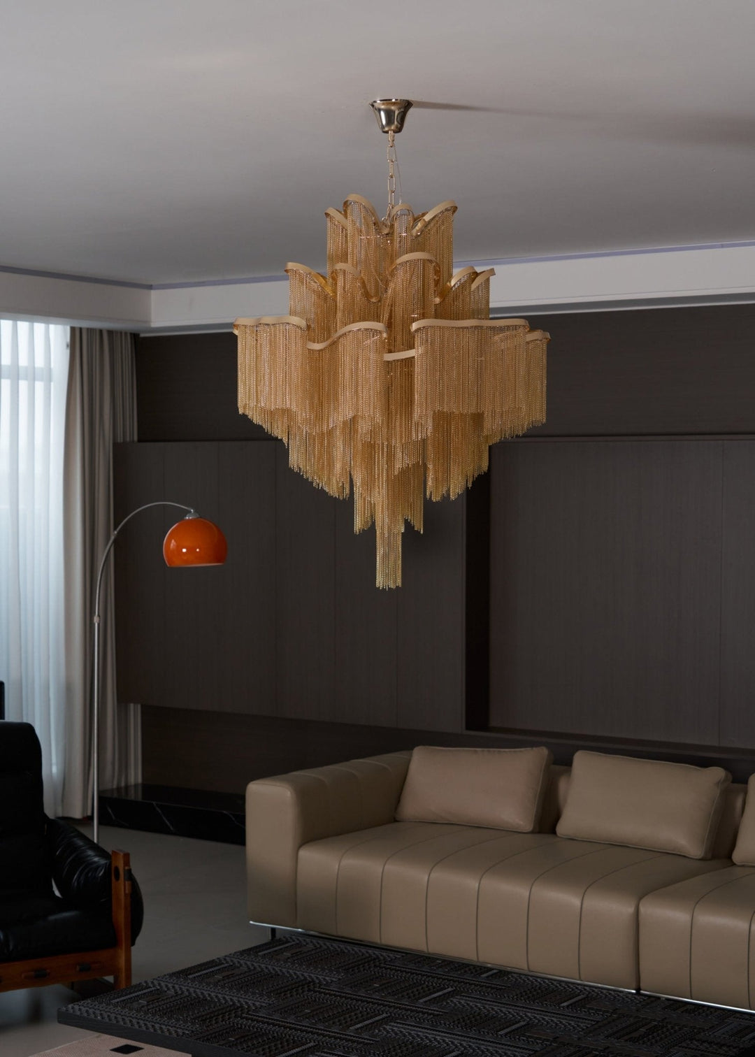 Stream Chain Chandelier