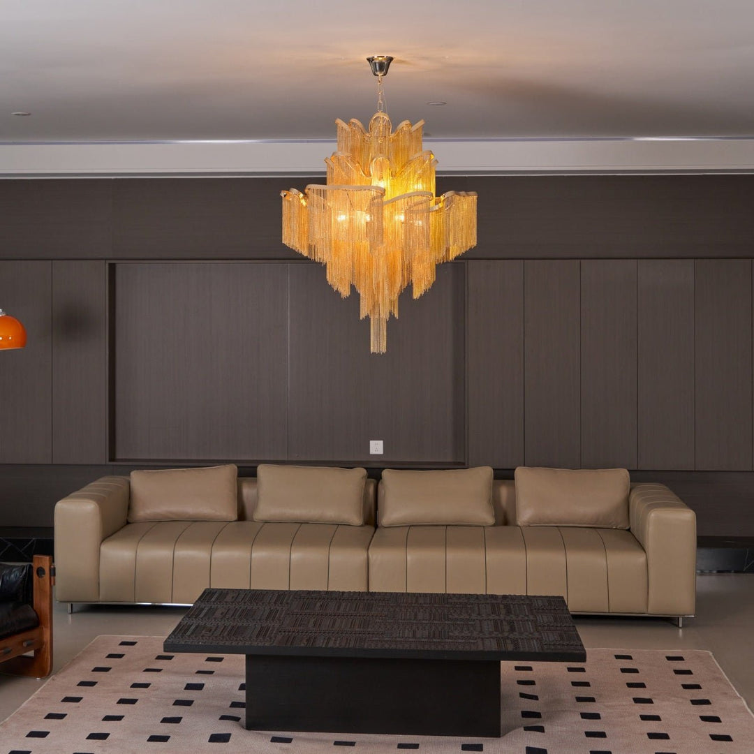 Stream Chain Chandelier