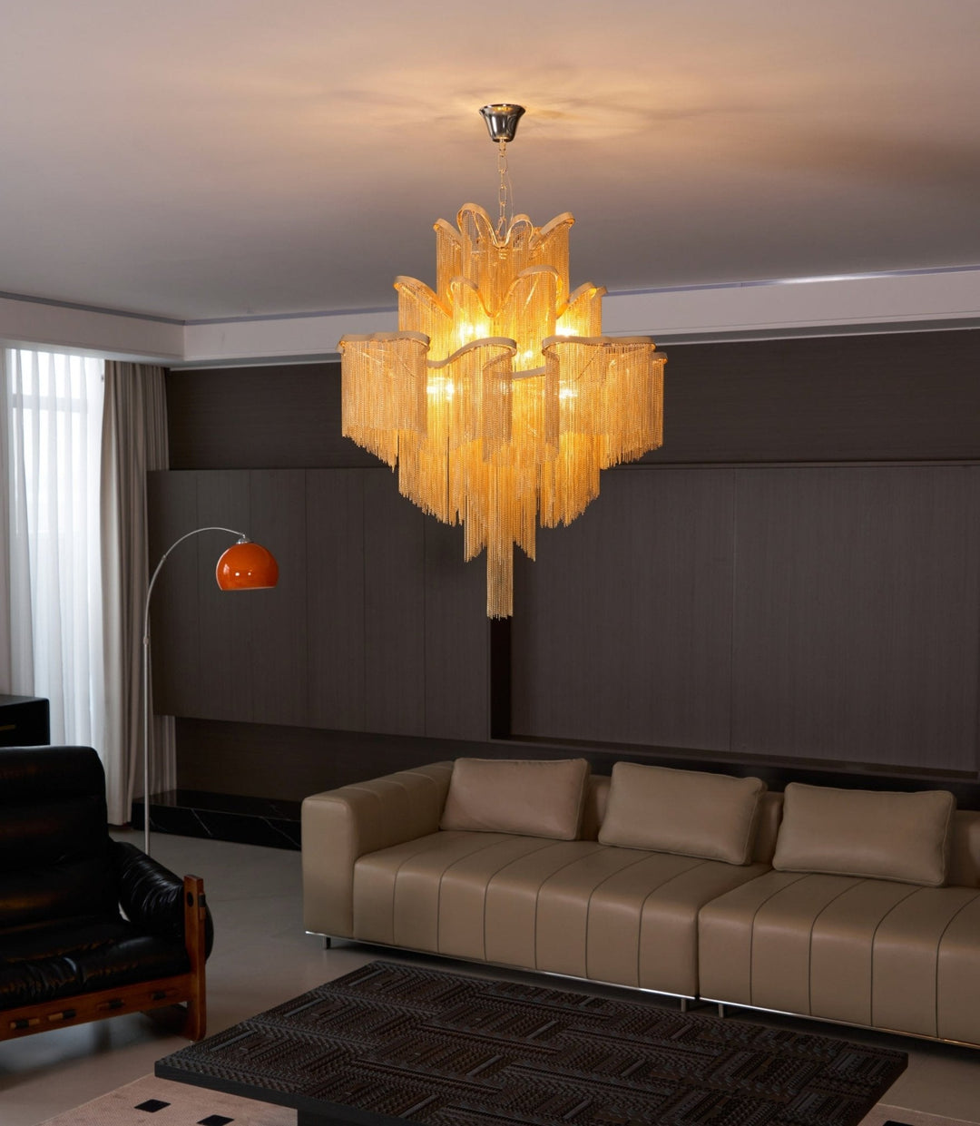 Stream Chain Chandelier