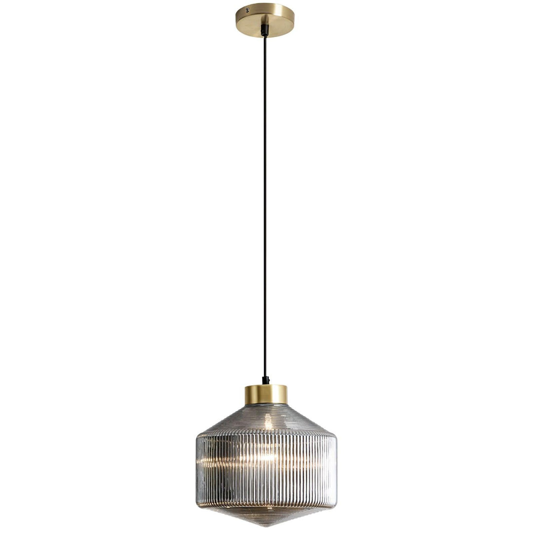 Randig Snurrande Top Pendant Lampa