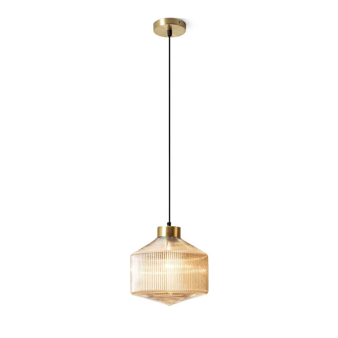 Randig Snurrande Top Pendant Lampa