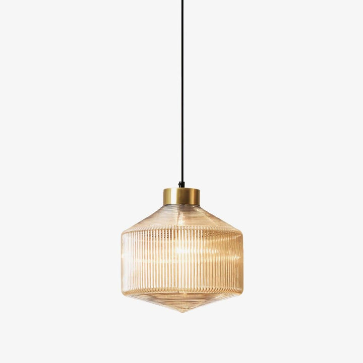 Randig Snurrande Top Pendant Lampa