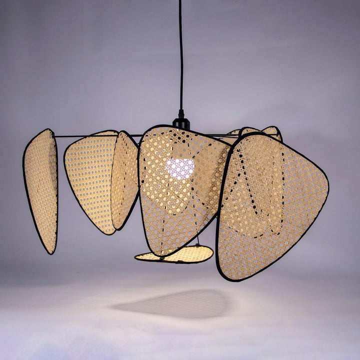 Skärm Cannage Hängande Swag Lampa