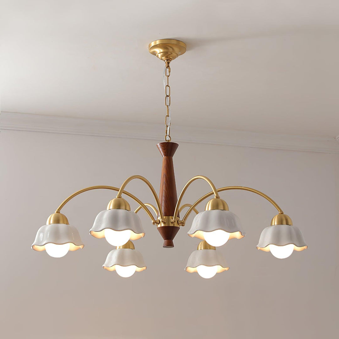 Svensk Modern Guld Kandelaber