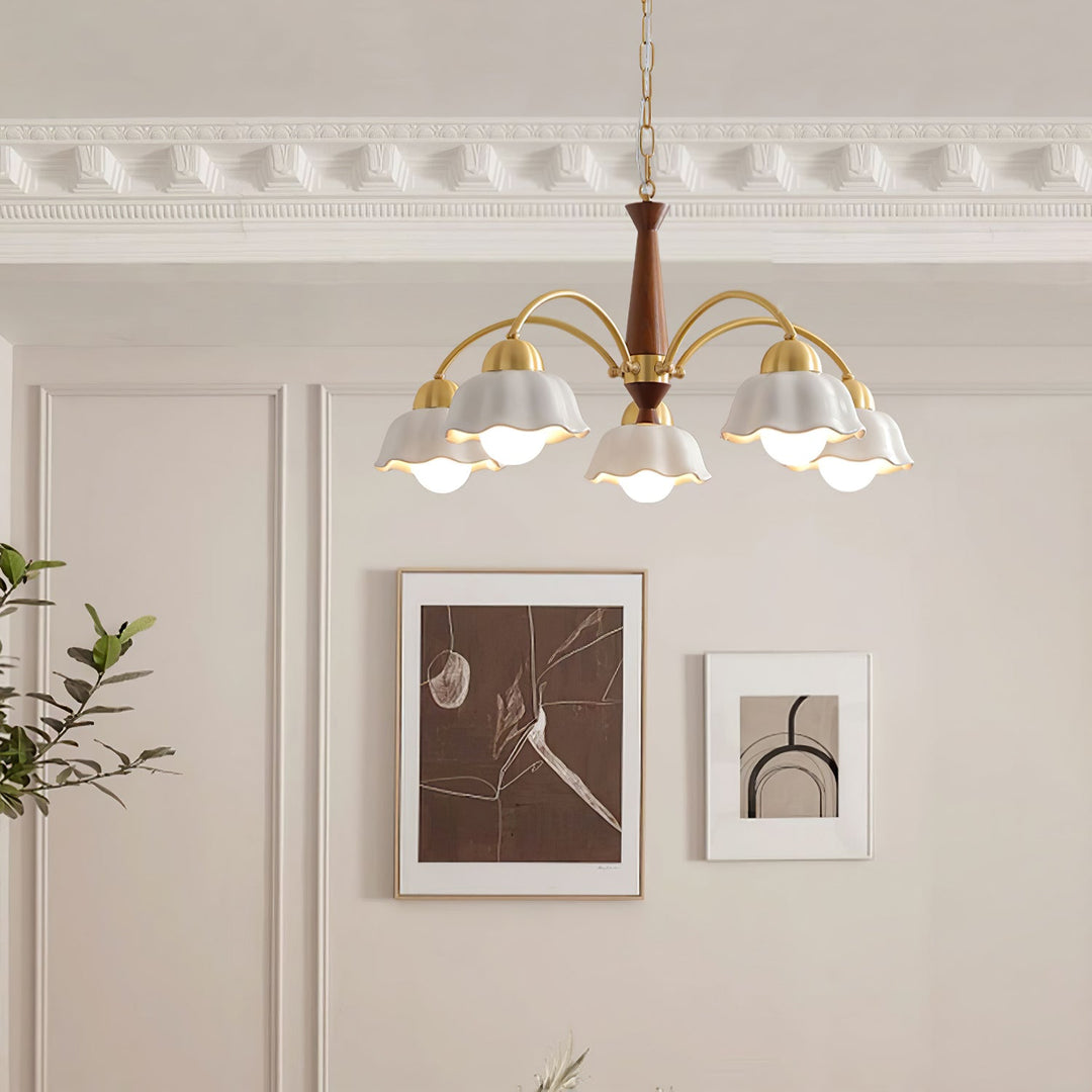 Svensk Modern Guld Kandelaber