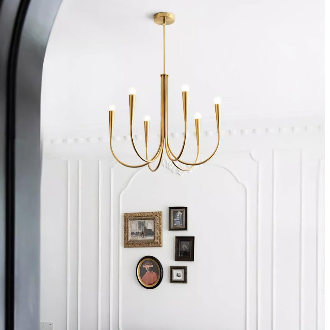 Swoop Arm Chandelier
