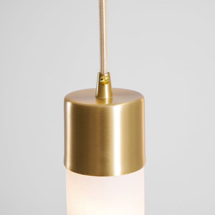 Alabaster Tala Messing Pendellampa