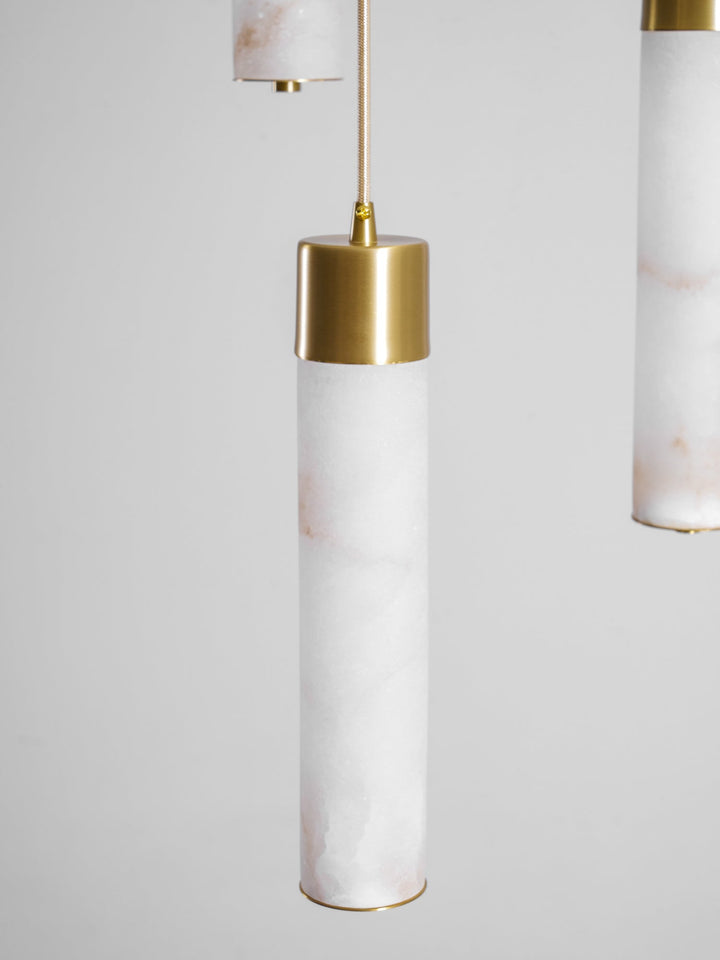 Alabaster Tala Messing Pendellampa