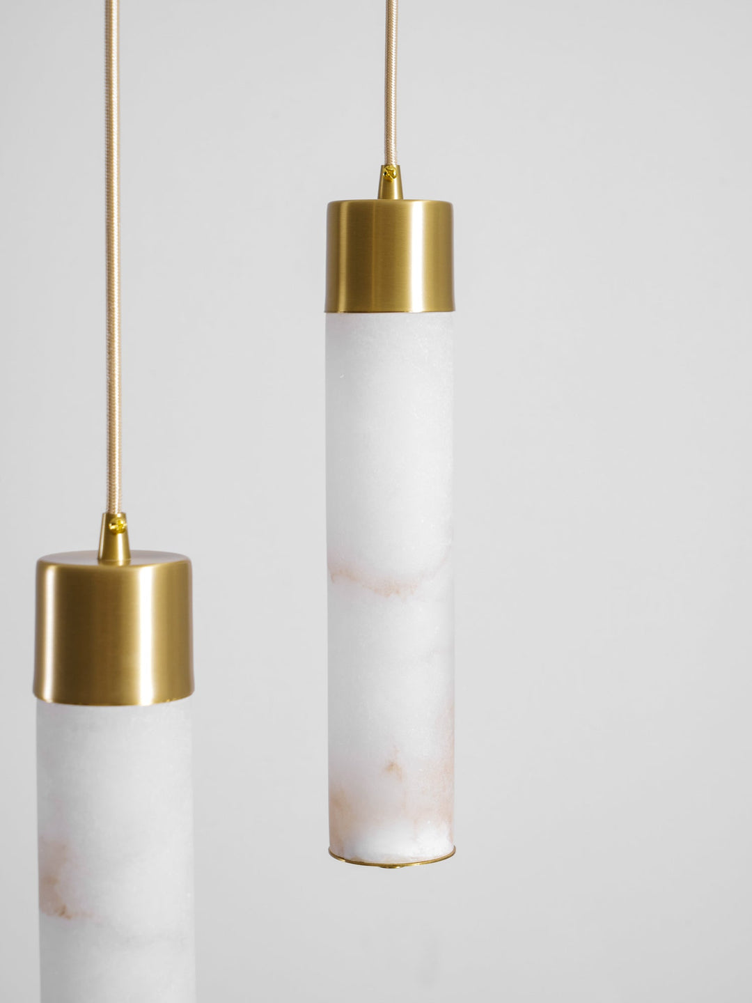 Alabaster Tala Messing Pendellampa
