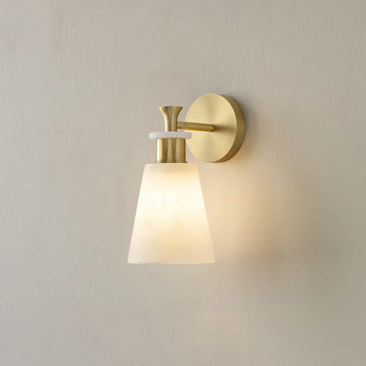 Taperad Alabaster Vägglampa