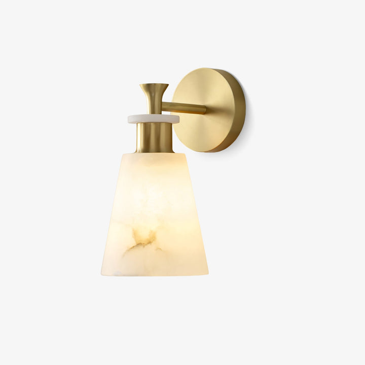 Taperad Alabaster Vägglampa