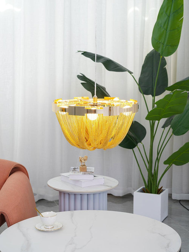 Tassel Aluminiumkedja Taklampa