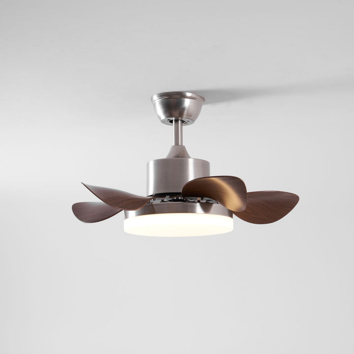 Terra Valnöt Takfläkt Lampa