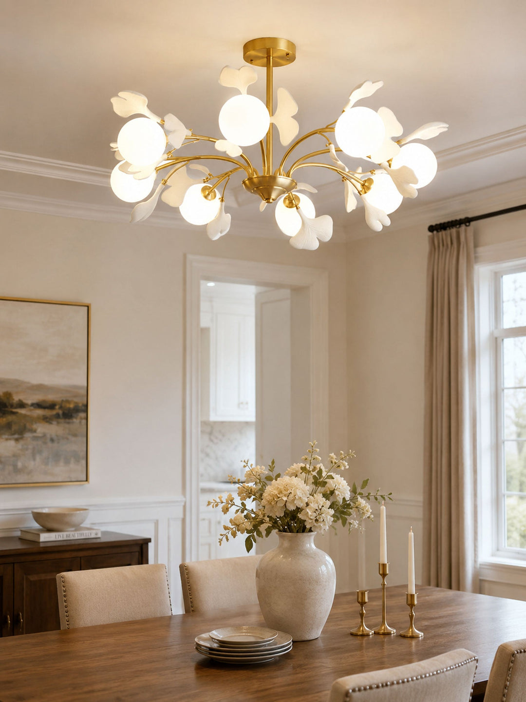 Thalassa Gingko Kandelaber