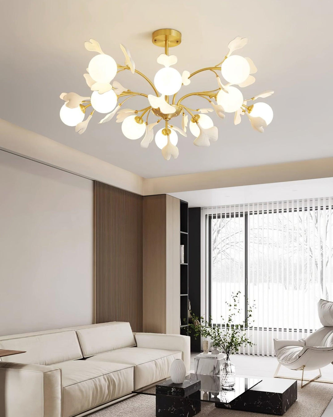 Thalassa Gingko Kandelaber