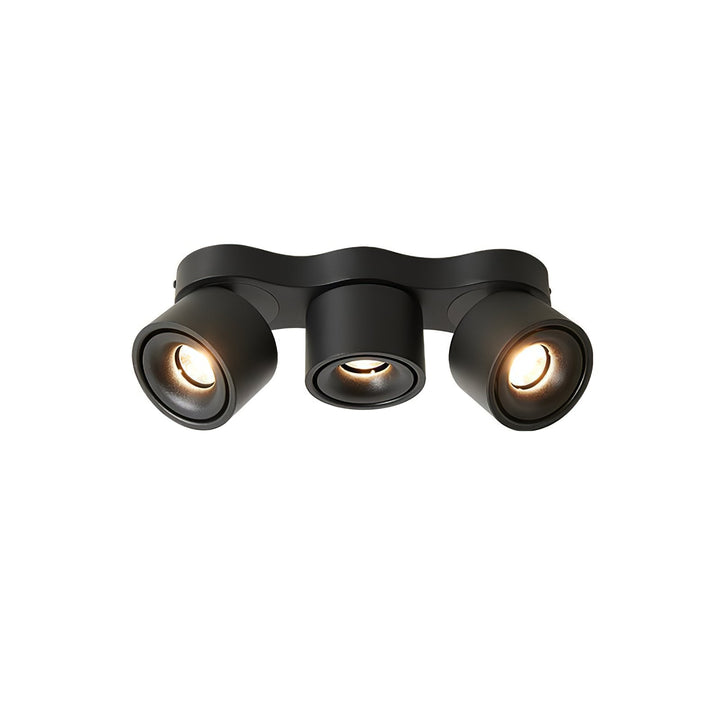 Tre-huvud Rotating Fällbar Taklampa
