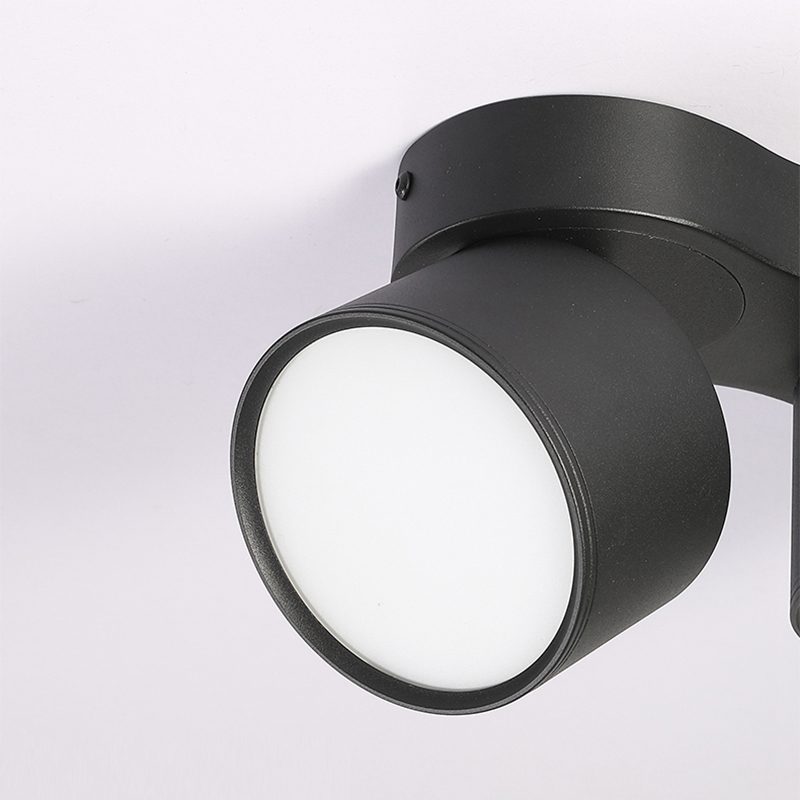 Tre-huvud Rotating Fällbar Taklampa