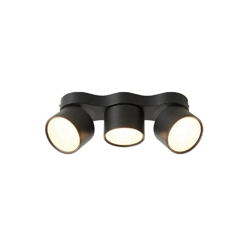 Tre-huvud Rotating Fällbar Taklampa