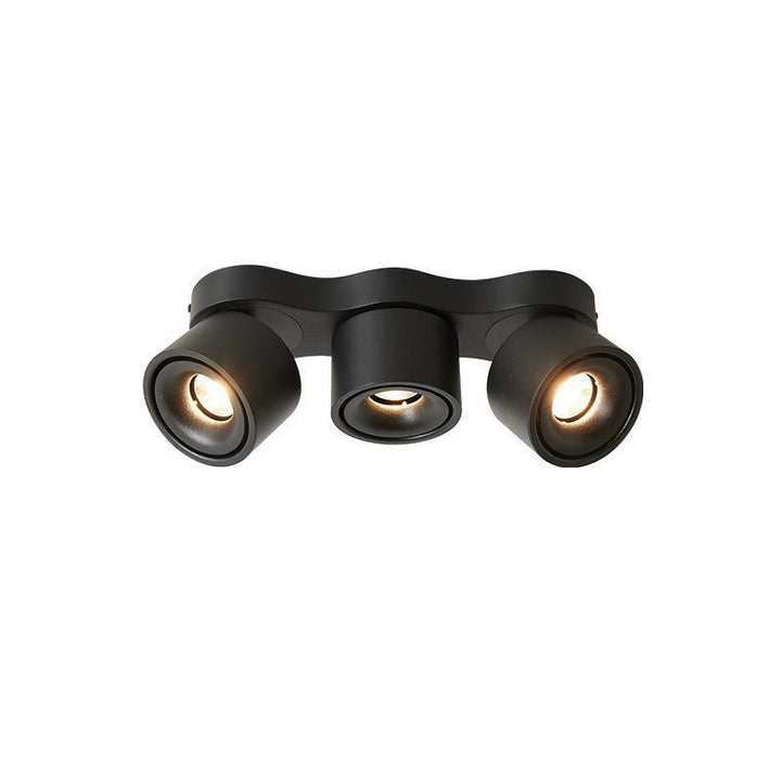 Tre-huvud Rotating Fällbar Taklampa