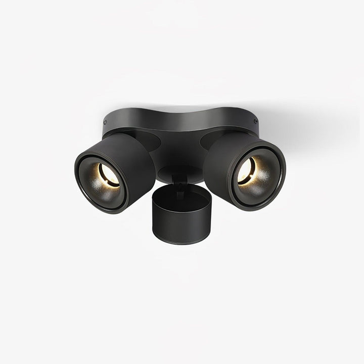 Roterande Fällbar Trehuvudslampa