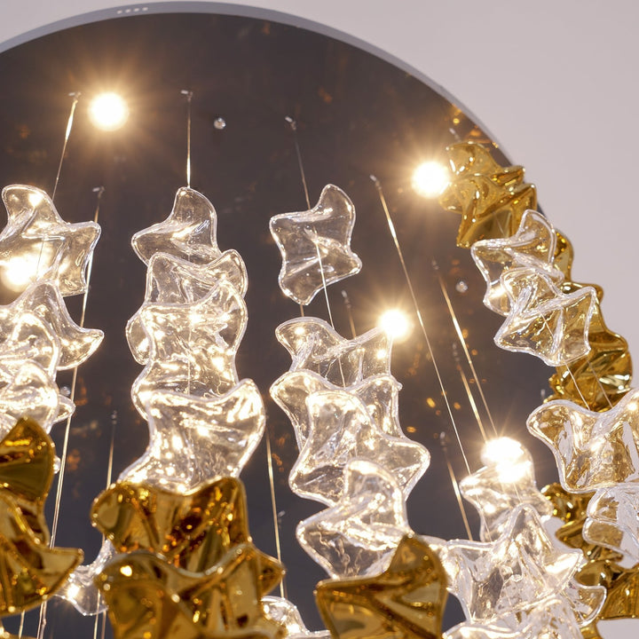 Tidal Art Glass Chandelier