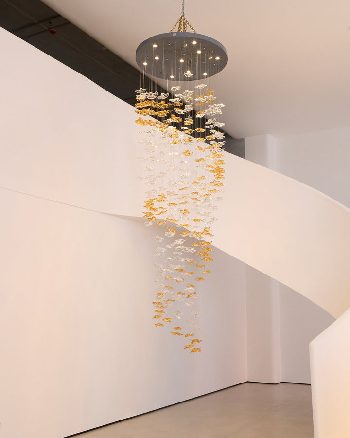 Tidal Art Glass Chandelier