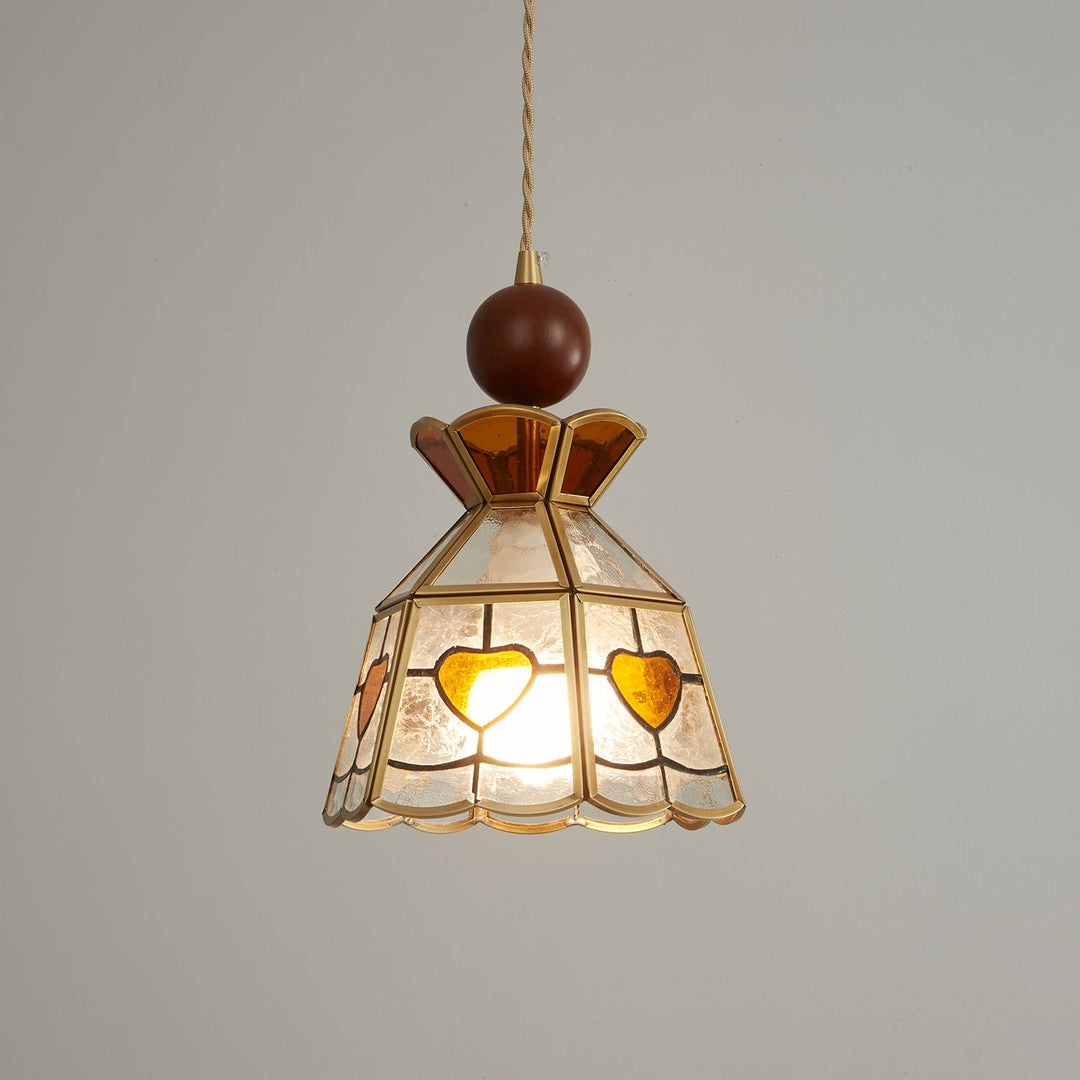 Tiffany Fönsterglas Pendellampa