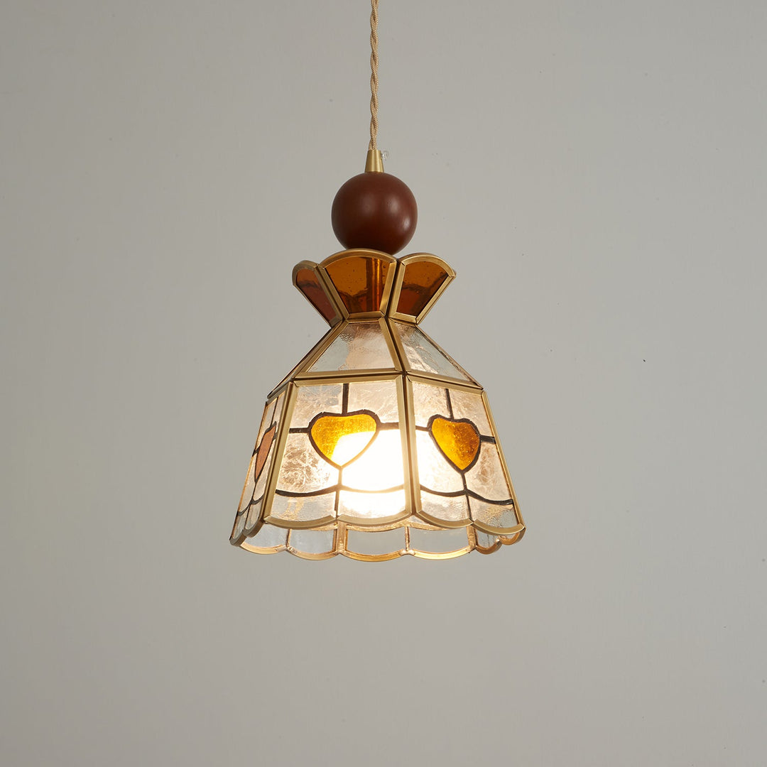 Tiffany Fönsterglas Pendellampa